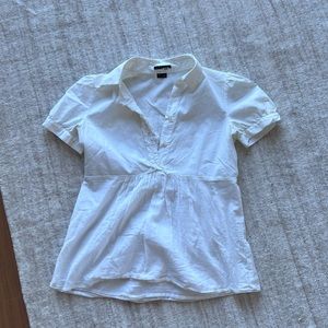 Theory White Button Down